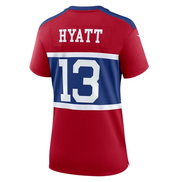 Jalin Hyatt New York Giants Nike Women's Alternate Player Game Jersey - Century Red - Image 3