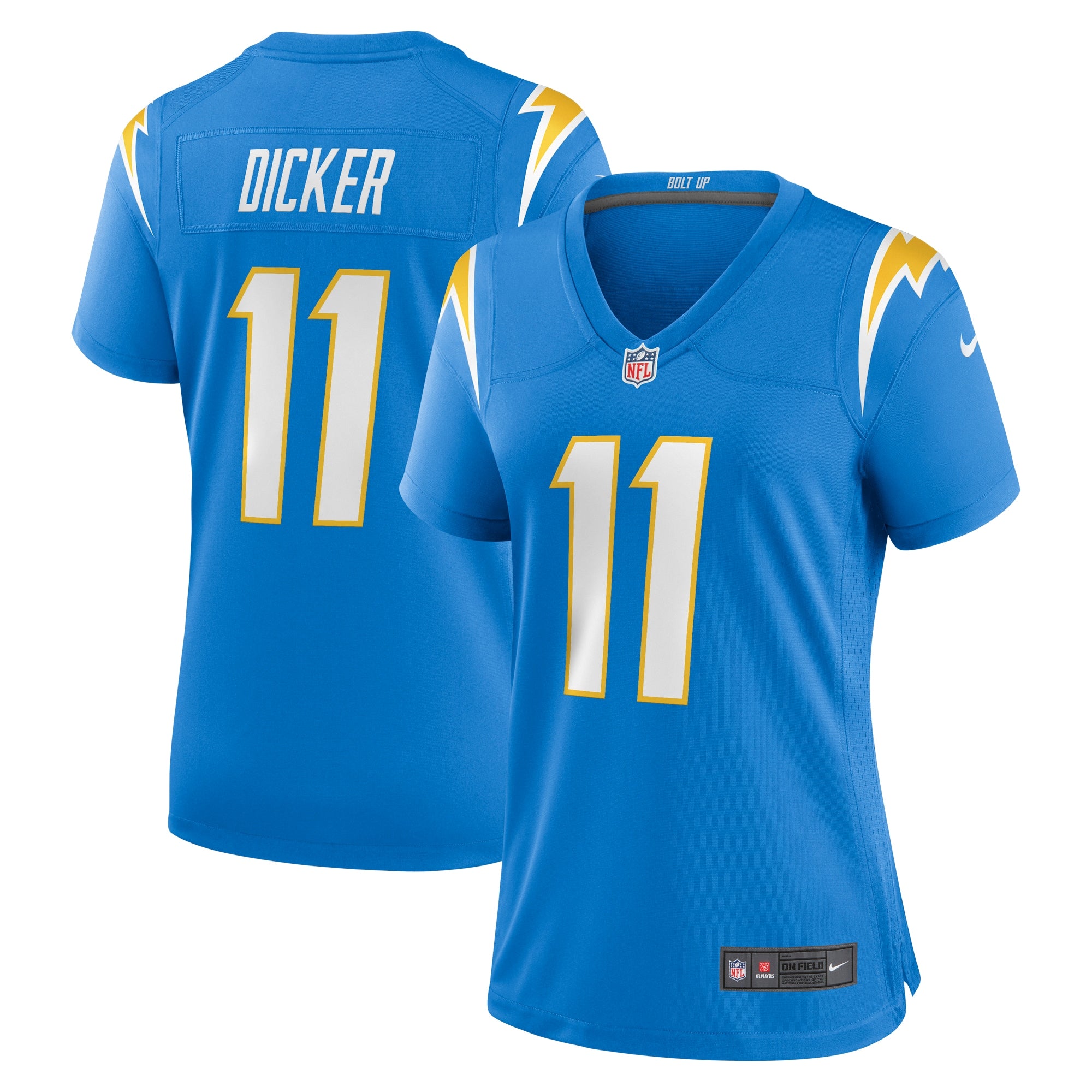Cameron Dicker Los Angeles Chargers Nike Women's Alternate Game Jersey - Gold/Navy/Powder Blue - Image 6