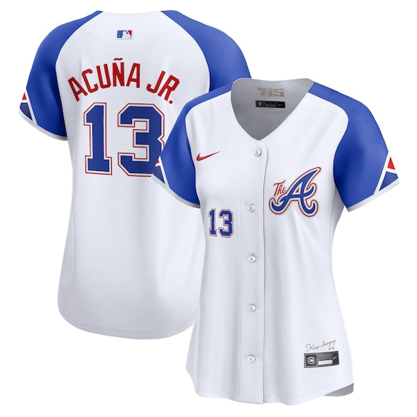 Ronald Acu?a Jr. Atlanta Braves Nike Women's City Connect Limited Player Jersey - White