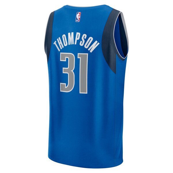 Klay Thompson Dallas Mavericks Fast Break Replica Player Jersey - Icon Edition - Blue - Image 4