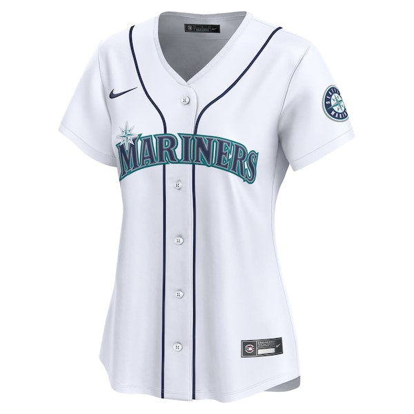 Seattle Mariners Nike Women's Home Limited Jersey - White - Image 2
