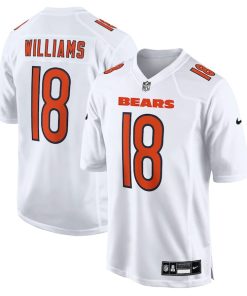 Caleb Williams Chicago Bears Nike Fashion Jersey - Tundra White/Black