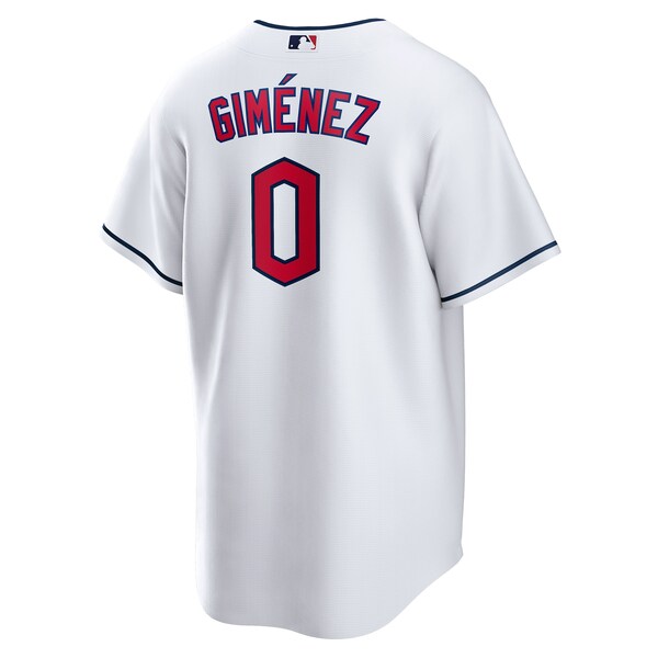 Andr¨¦s Gim¨¦nez Cleveland Guardians Nike Home Replica Player Jersey - White - Image 3