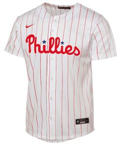 Alternative view of Philadelphia Phillies Nike Youth Home Replica Jersey - White
