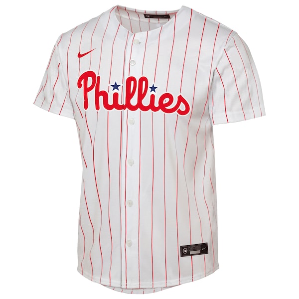 Philadelphia Phillies Nike Youth Home Replica Jersey - White - Image 2
