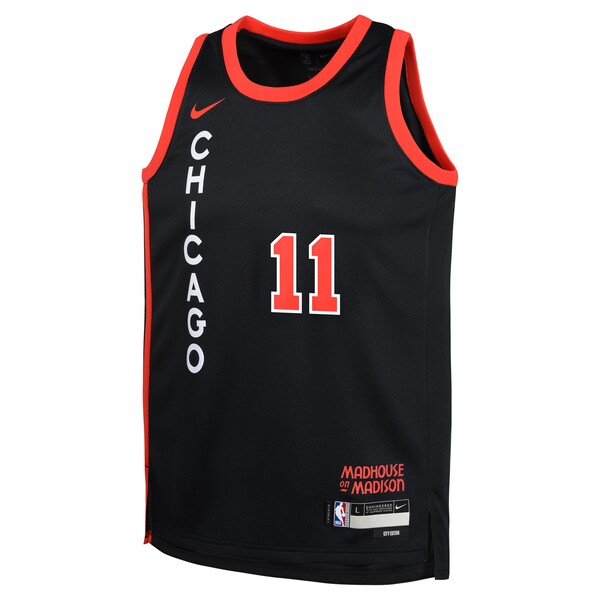 DeMar DeRozan Chicago Bulls Nike Youth Swingman Replica Jersey - City Edition - Black - Image 2