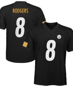 Aaron Rodgers Pittsburgh Steelers Outerstuff Preschool Replica Player Jersey - Black