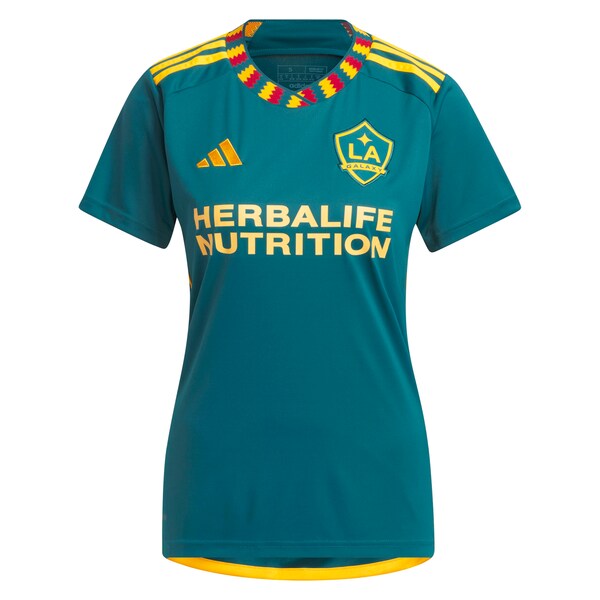 Chicharito LA Galaxy adidas Women's 2024 LA Kit Replica Player Jersey - Green - Image 2
