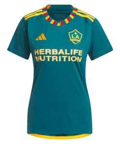 Alternative view of Dejan Joveljic LA Galaxy adidas Women's 2024 LA Kit Replica Player Jersey - Green