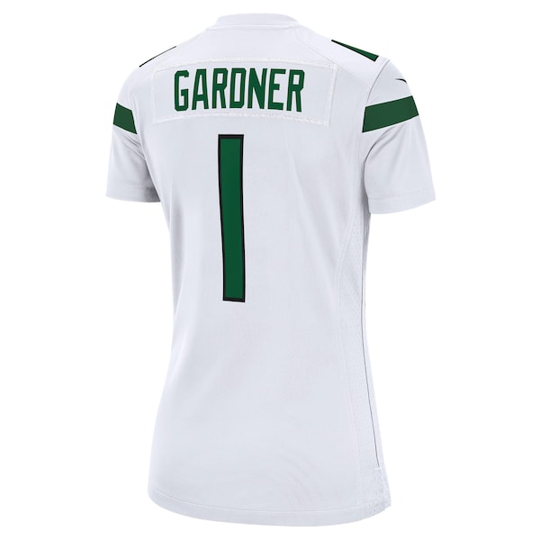 Ahmad Sauce Gardner New York Jets Nike Women's Player Jersey - White/Green - Image 4