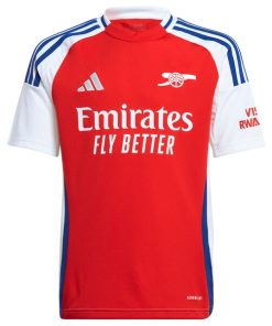 Alternative view of Arsenal adidas Youth 2024/25 Home Replica Jersey?¨C Red