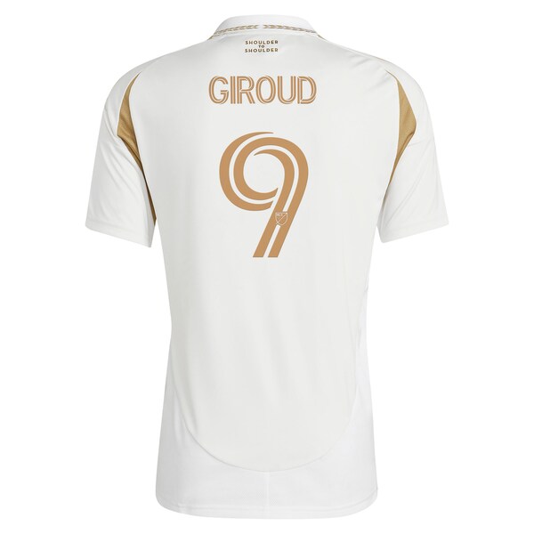 Olivier Giroud LAFC adidas 2025 Secondary Replica Player Jersey - White - Image 3