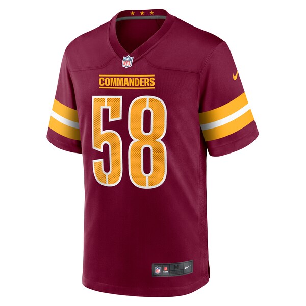 Jordan Magee Washington Commanders Nike Game Jersey - Burgundy - Image 3