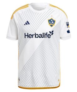 Alternative view of Gabriel Pec LA Galaxy adidas 2024 Angelino Kit Authentic Player Jersey - White