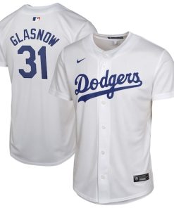 Tyler Glasnow Los Angeles Dodgers Nike Youth Home Player Game Jersey - White