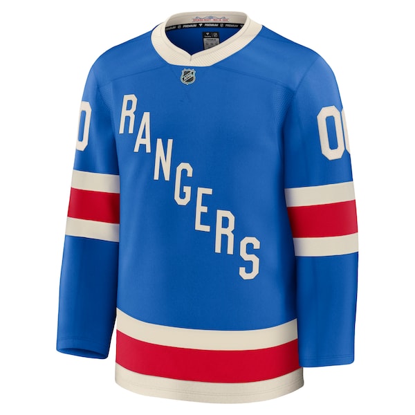 New York Rangers Centennial Premium Custom Jersey - Blue/White/Navy/Royal - Image 3