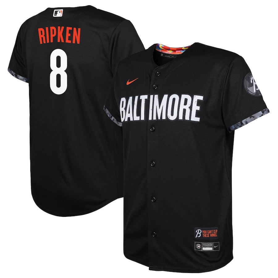 Cal Ripken?Baltimore Orioles Nike Toddler 2023 City Connect Replica Player Jersey - Black