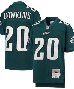 Alternative view of Brian Dawkins Philadelphia Eagles Youth 2004 Legacy Retired Player Jersey - Midnight Green/Black