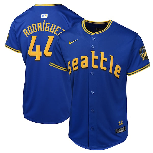 Julio Rodr¨ªguez Seattle Mariners Nike Youth City Connect Limited Player Jersey - Navy