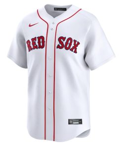 Alternative view of Masataka Yoshida Boston Red Sox Nike Home Limited Player Jersey - White
