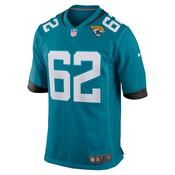 Javon Foster Jacksonville Jaguars Nike Team Game Jersey - Teal - Image 3