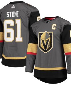 Mark Stone Vegas Golden Knights adidas Alternate Primegreen Authentic Pro Player Jersey - Gray