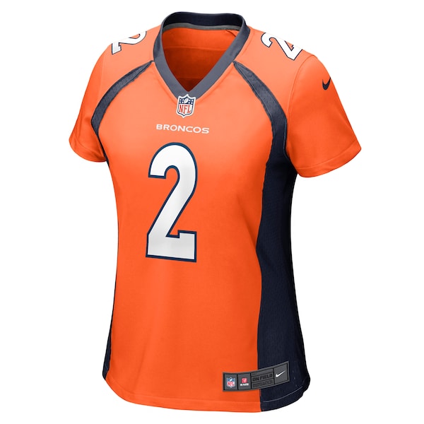 Patrick Surtain II Denver Broncos Nike Women's Game Jersey - Orange/Navy - Image 3