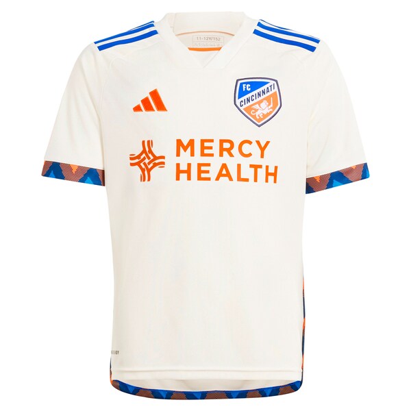Miles Robinson FC Cincinnati adidas Youth 2024 The Canvas Kit Replica Player Jersey - White - Image 2