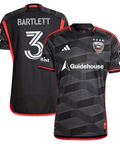 Lucas Bartlett D.C. United adidas 2024 The Icon Kit Authentic Player Jersey - Black