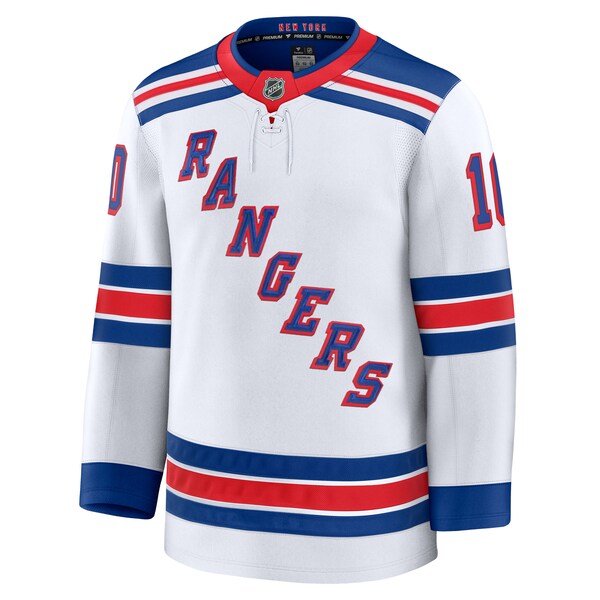 Artemi Panarin New York Rangers Away Premium Jersey - White/Navy/Blue - Image 4