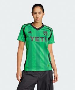 Alternative view of Austin FC adidas Women's 2025 The Heartbeat Kit Replica Jersey - Green