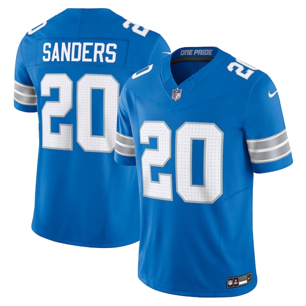 Barry Sanders Detroit Lions Nike Vapor F.U.S.E. Limited Jersey - Blue - Image 2