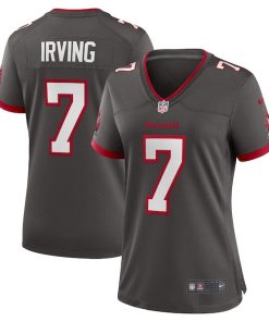 Bucky Irving Tampa Bay Buccaneers Nike Women's Alternate Game Jersey -  Pewter/Red/White