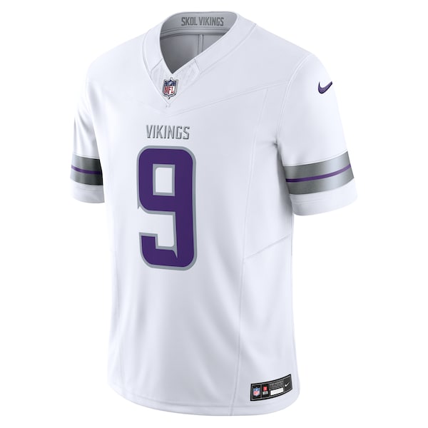 J.J. McCarthy Minnesota Vikings Nike Vapor F.U.S.E. Limited Jersey - White/Purple - Image 3