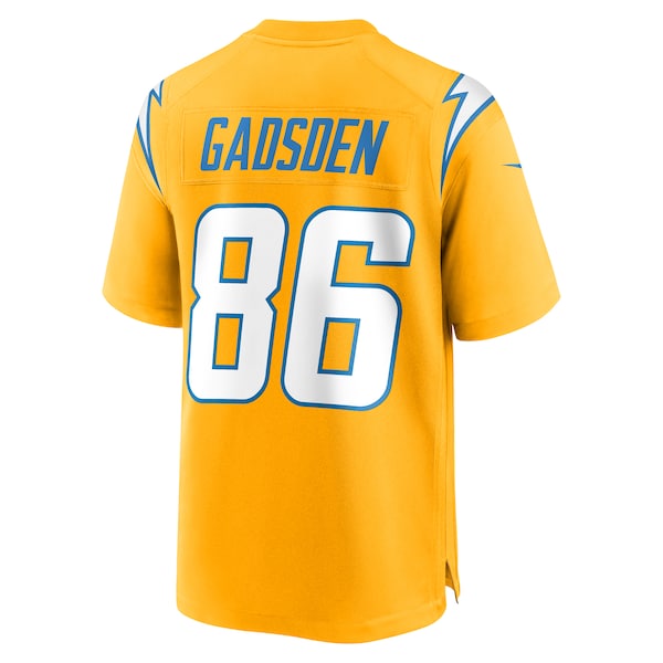 Oronde Gadsden Los Angeles Chargers Nike Alternate Charger Power Game Jersey - Gold/Navy/Powder Blue - Image 4