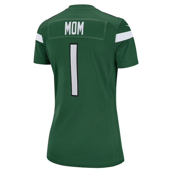 Number 1 Mom New York Jets Nike Women's Game Jersey - Gotham Green - Image 3