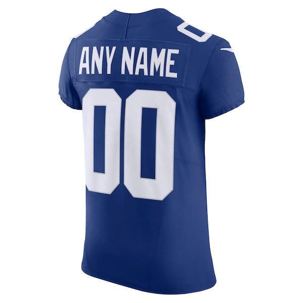 New York Giants Nike Vapor F.U.S.E. Elite Custom Jersey - Royal - Image 3