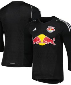 New York Red Bulls adidas 2024 Goalkeeper Long Sleeve Replica Jersey - Black