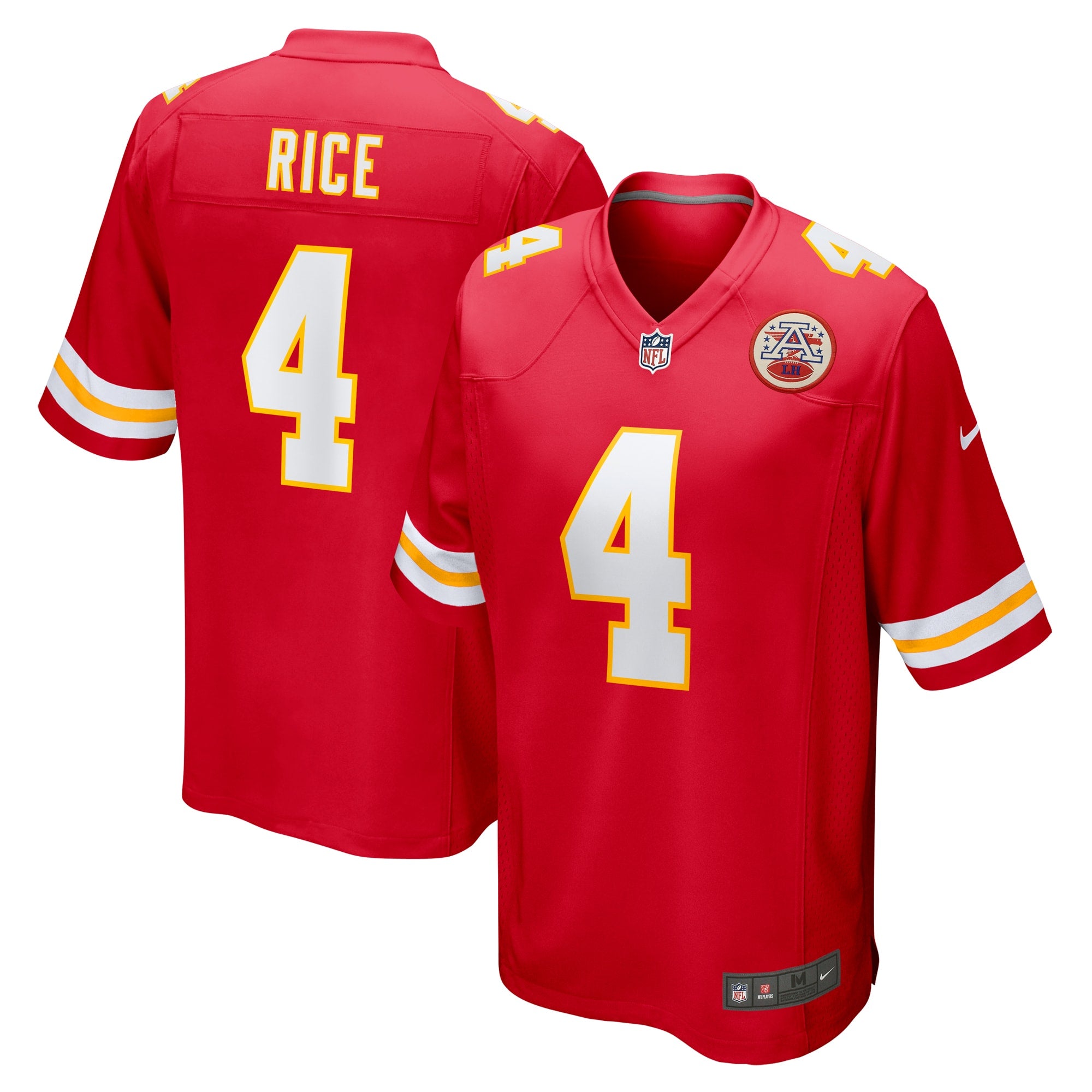 Rashee Rice Kansas City Chiefs Nike Game Jersey - White/Red - Image 5