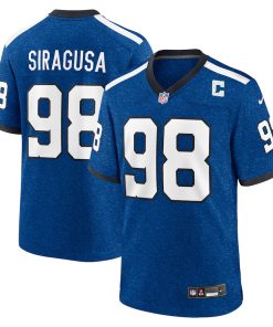 Tony Siragusa Indianapolis Colts Nike Indiana Nights Alternate Game Jersey - Royal