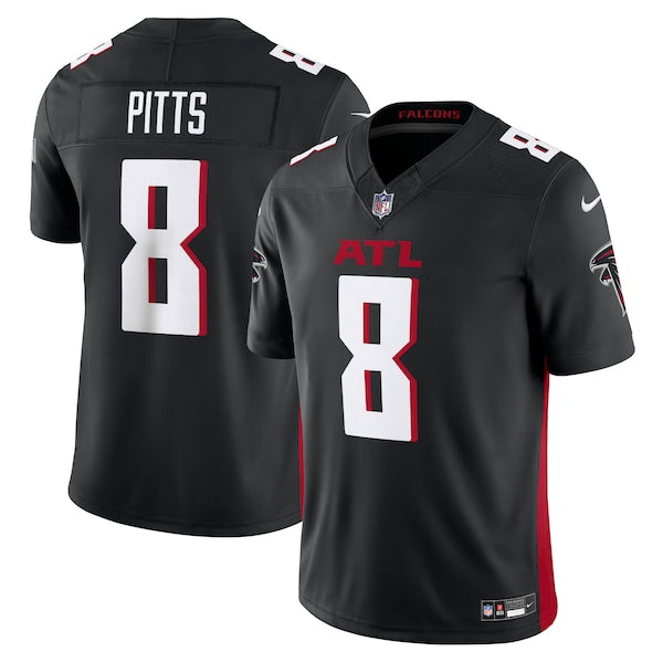 Kyle Pitts Atlanta Falcons Nike Vapor F.U.S.E. Limited Jersey - Black/Red/White - Image 2