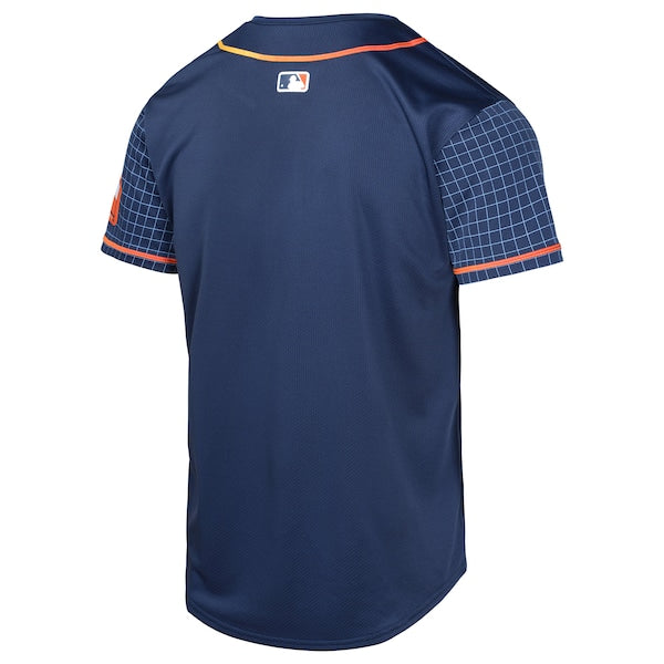 Houston Astros Nike Youth City Connect Custom Limited Jersey - Navy - Image 3