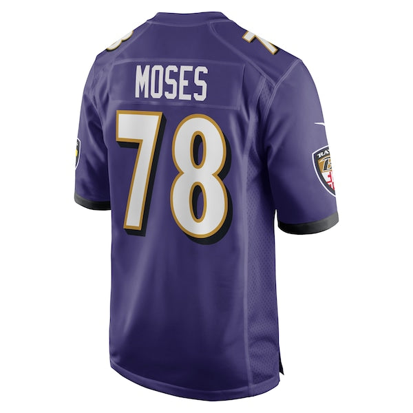 Morgan Moses Baltimore Ravens Nike Game Player Jersey - Purple - Image 3
