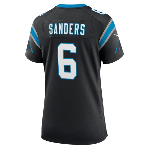 Miles Sanders Carolina Panthers Nike Women's Nike Women's All Player Jersey - Black - Image 3