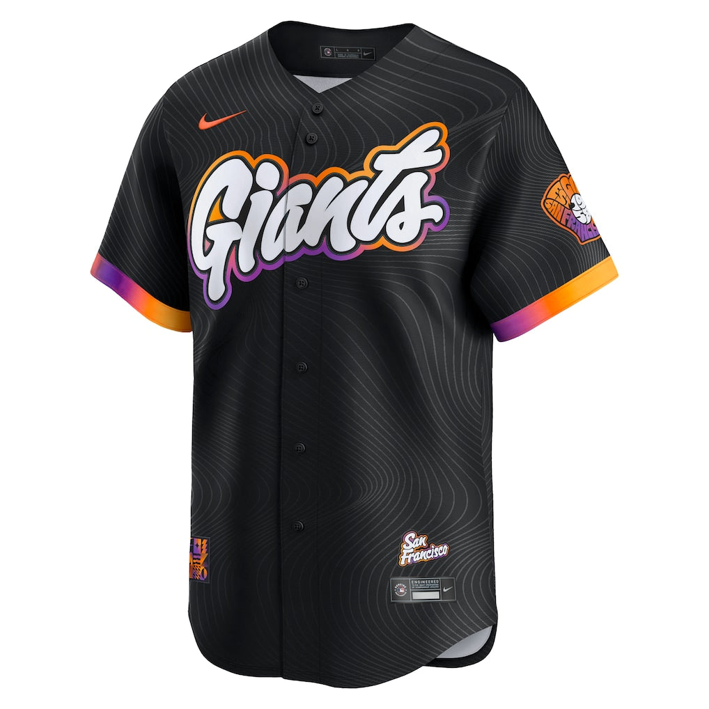 San Francisco Giants Outerstuff Youth 2025 City Connect Limited Jersey - Anthracite - Image 2
