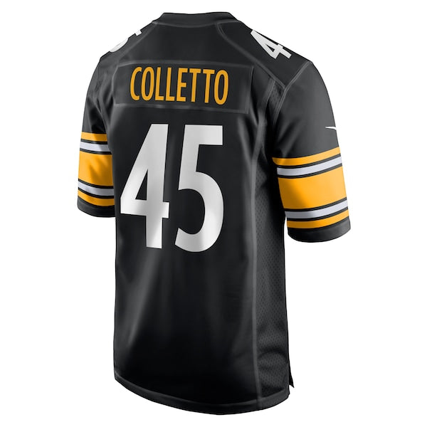 Jack Colletto Pittsburgh Steelers Nike Game Jersey - Black - Image 3