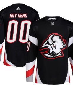 Buffalo Sabres adidas  Alternate  Primegreen Authentic Custom Jersey - Black