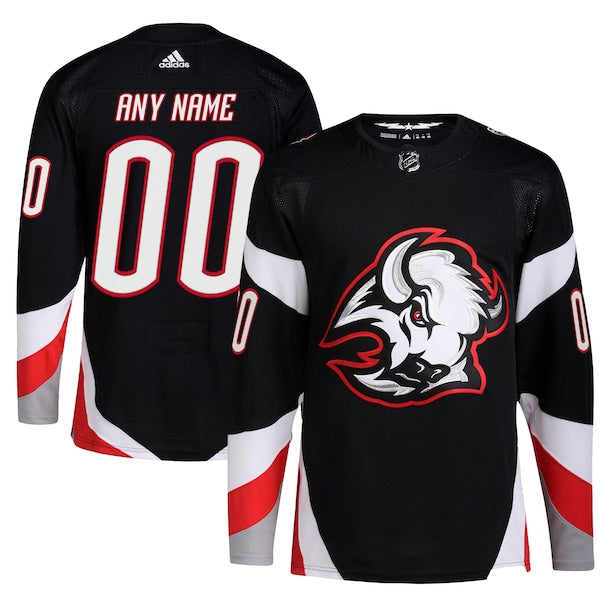Buffalo Sabres adidas Alternate Primegreen Authentic Custom Jersey - Black