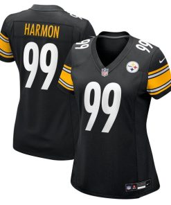 Derrick Harmon Pittsburgh Steelers Nike Women's Team Game Jersey -  Black