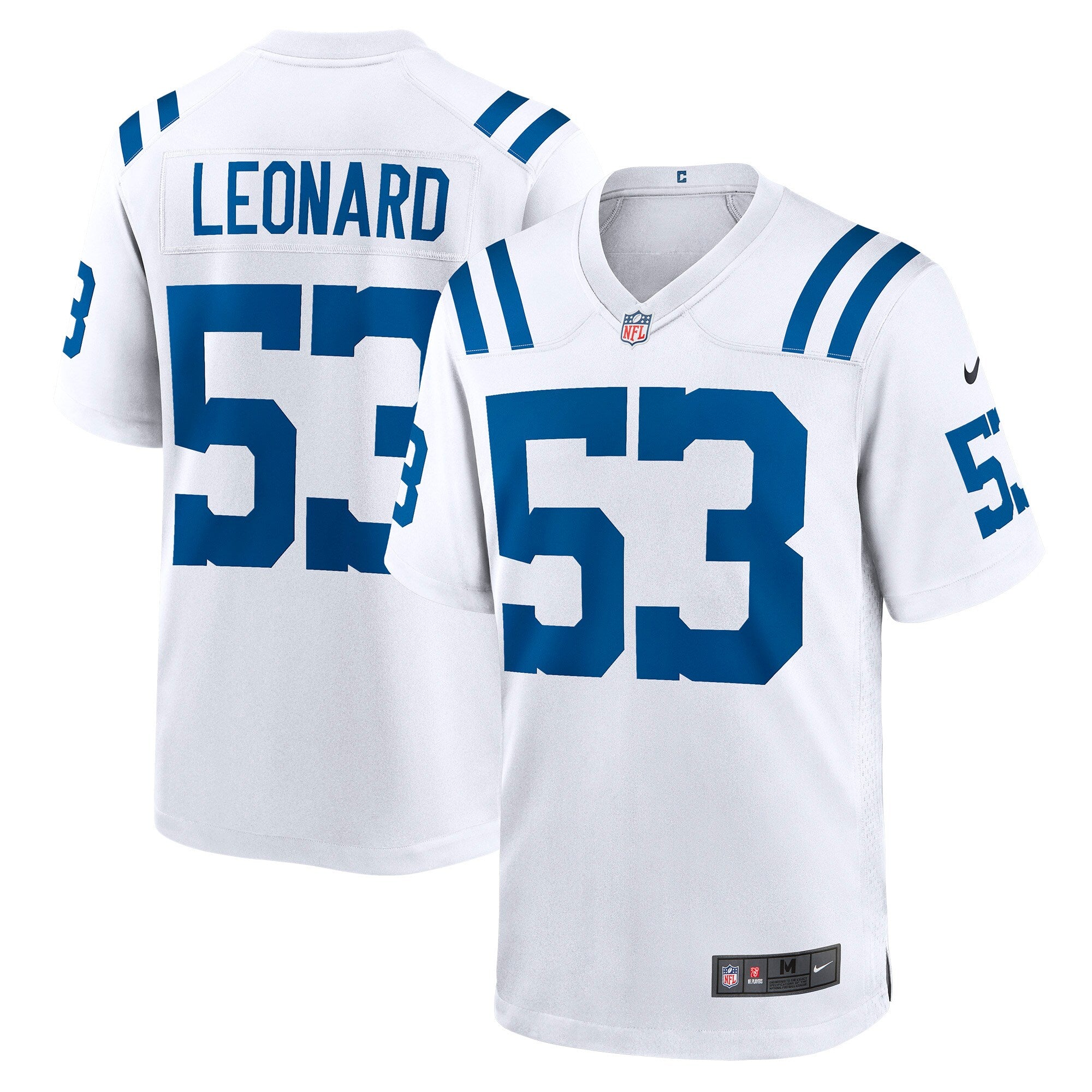 Shaquille Leonard Indianapolis Colts Nike Game Jersey - Royal/White - Image 6